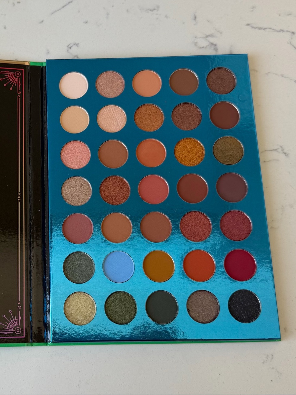 RUDE Fairy Tale 35-Color Eyeshadow Palette - Green